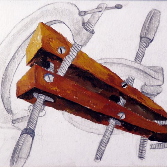 Acrylic & Graphite